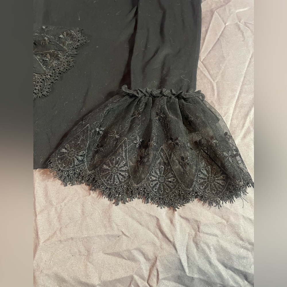 Killstar black with lace pirate type shirt - Picture 5 of 5